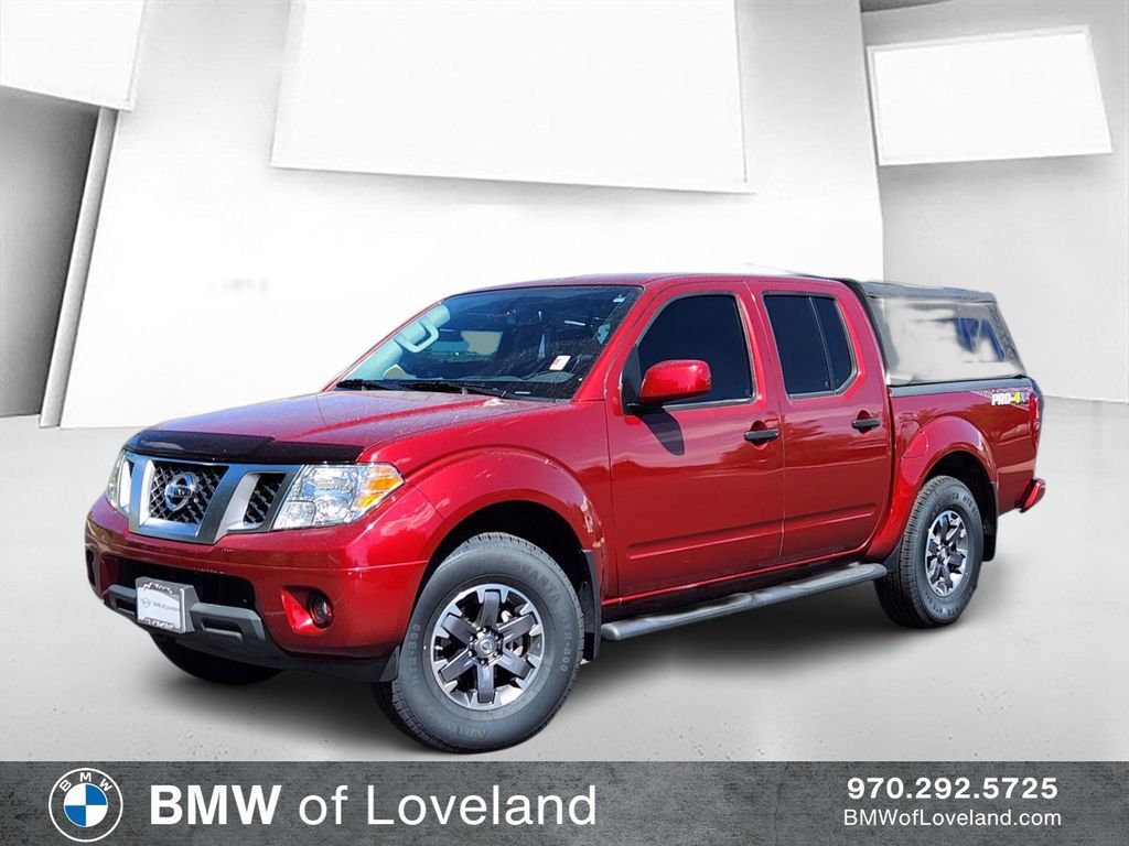 Cayenne Red Metallic 2019 Nissan Frontier PRO-4X Crew Cab 4WD Pickup Truck Four-Wheel Drive 5-Speed Automatic Overdrive