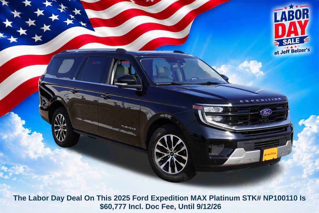 Black Metallic 2025 Ford Expedition SUV / Crossover Four-Wheel Drive Automatic
