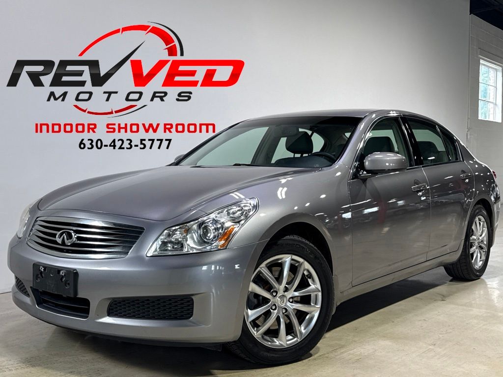 Gray (Platinum Graphite) 2008 INFINITI G35 Sedan All-Wheel Drive 5-Speed Automatic Overdrive