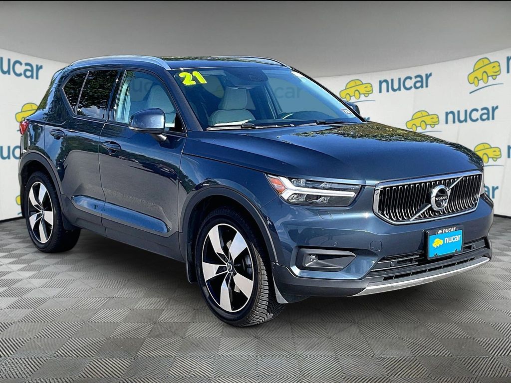 Blue 2021 Volvo XC40 SUV / Crossover All-Wheel Drive Automatic