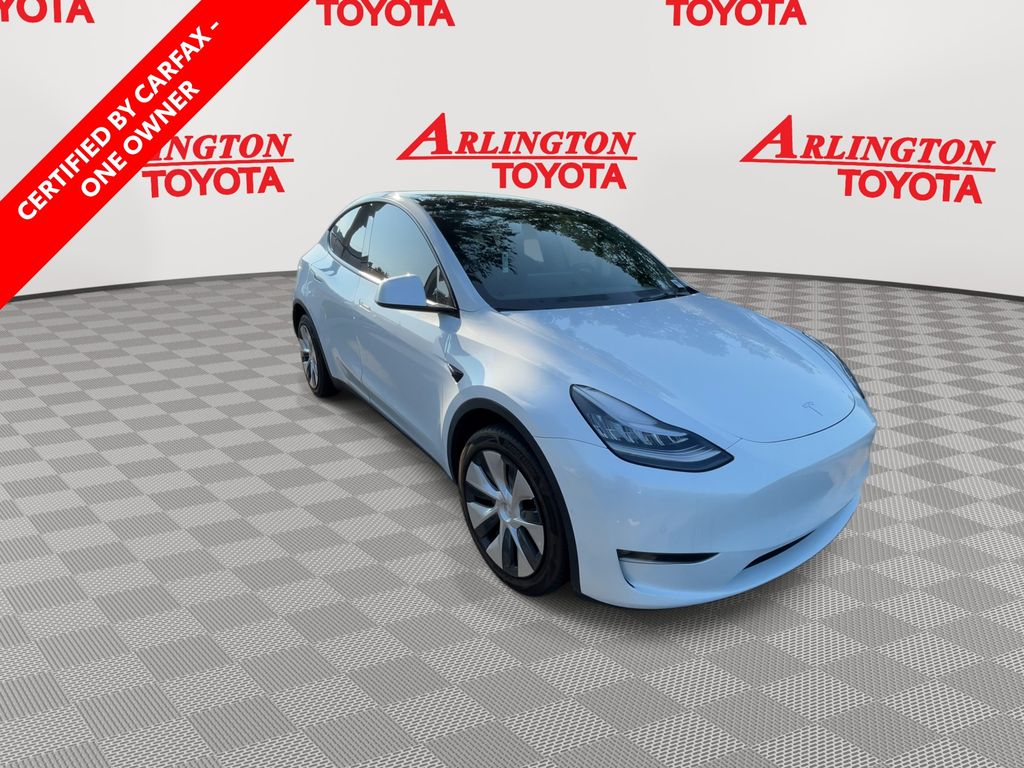 Used 2021 Tesla Model Y Long Range with VIN 5YJYGDEE3MF110087 for sale in Jacksonville, FL