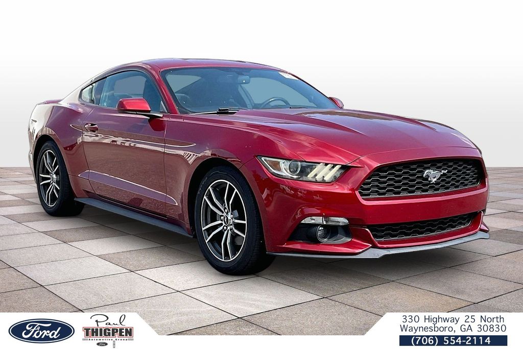 Ruby Red Metallic 2017 Ford Mustang Coupe Rear-Wheel Drive 6-Speed Automatic