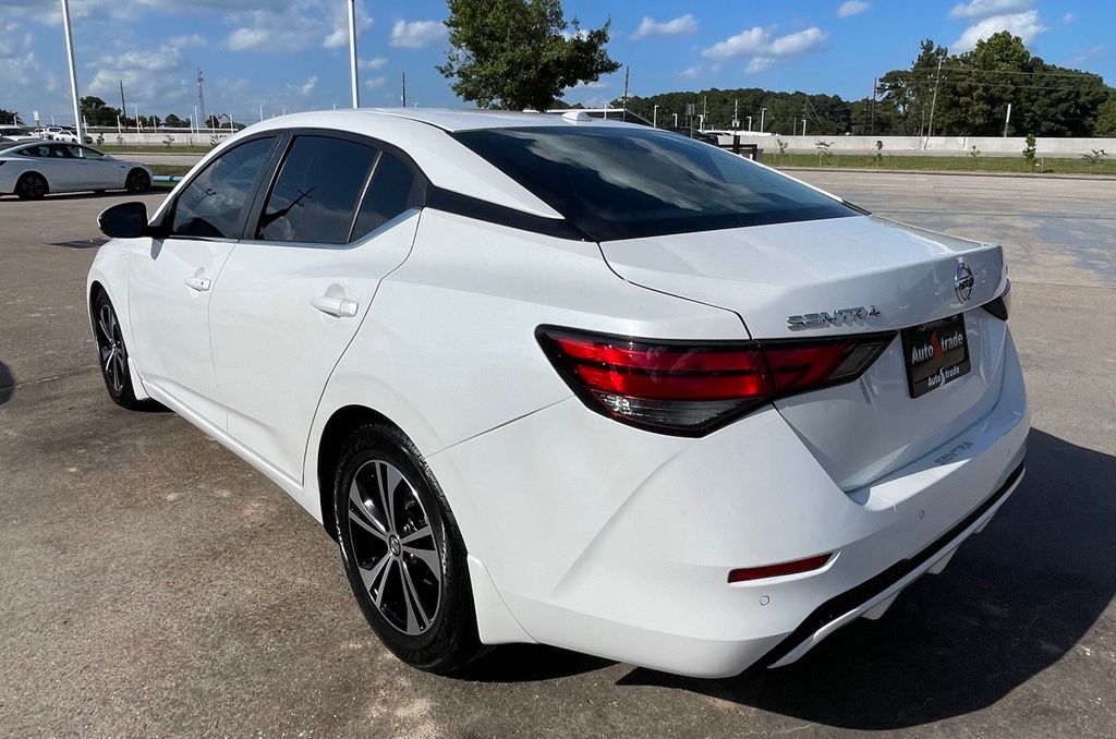 2020 Nissan Sentra SV White at South Houston Nissan