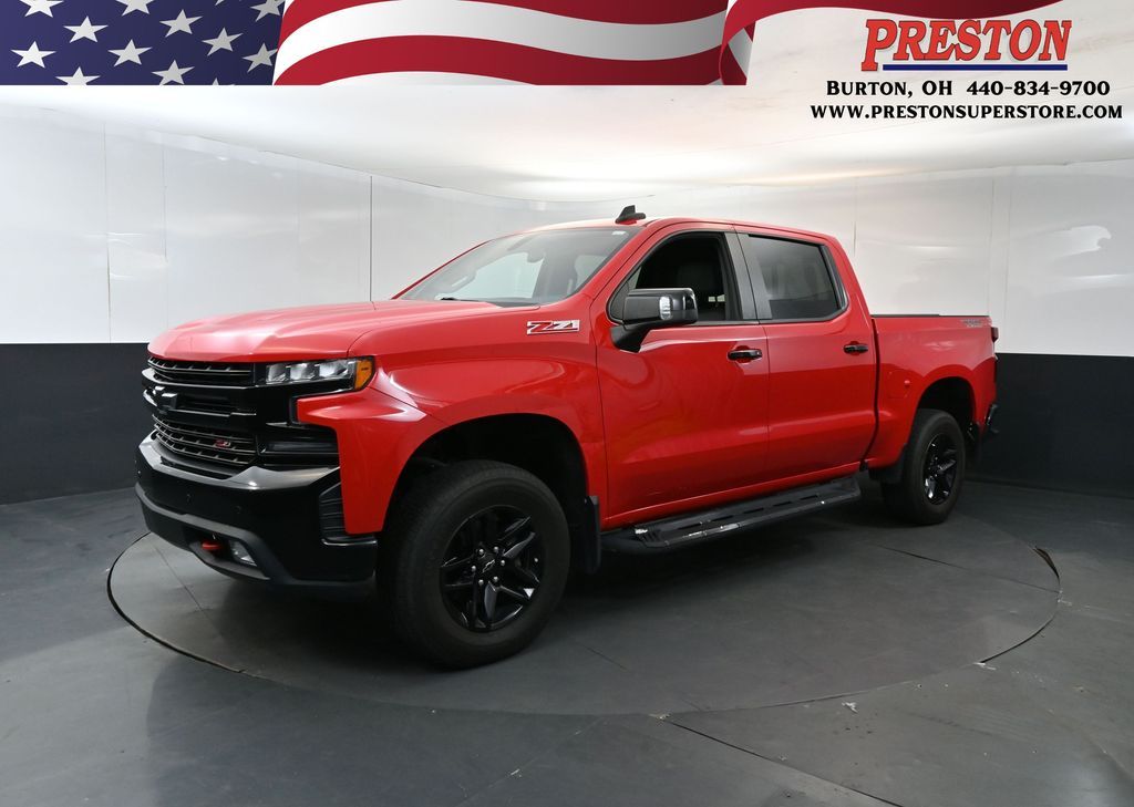 Red Hot 2020 Chevrolet Silverado 1500 Pickup Truck Four-Wheel Drive Automatic