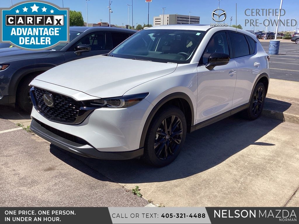 Rhodium White Metallic 2025 Mazda CX-5 2.5 S Carbon Edition AWD SUV / Crossover All-Wheel Drive 6-Speed Automatic