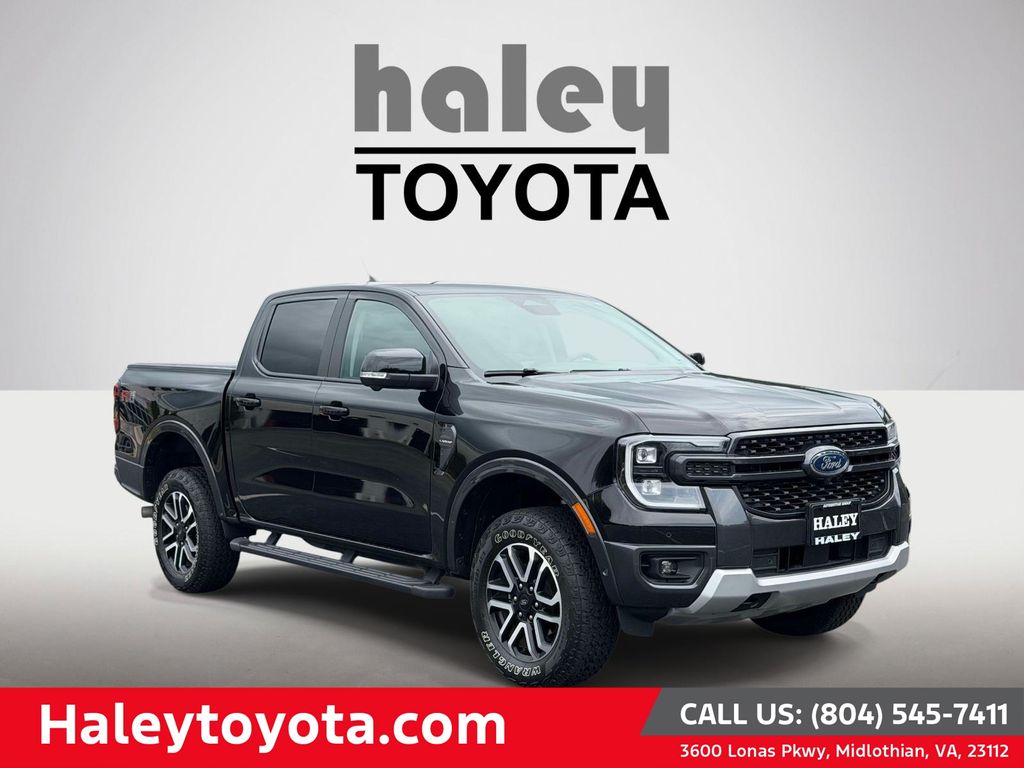 Shadow Black 2024 Ford Ranger Pickup Truck Four-Wheel Drive Automatic
