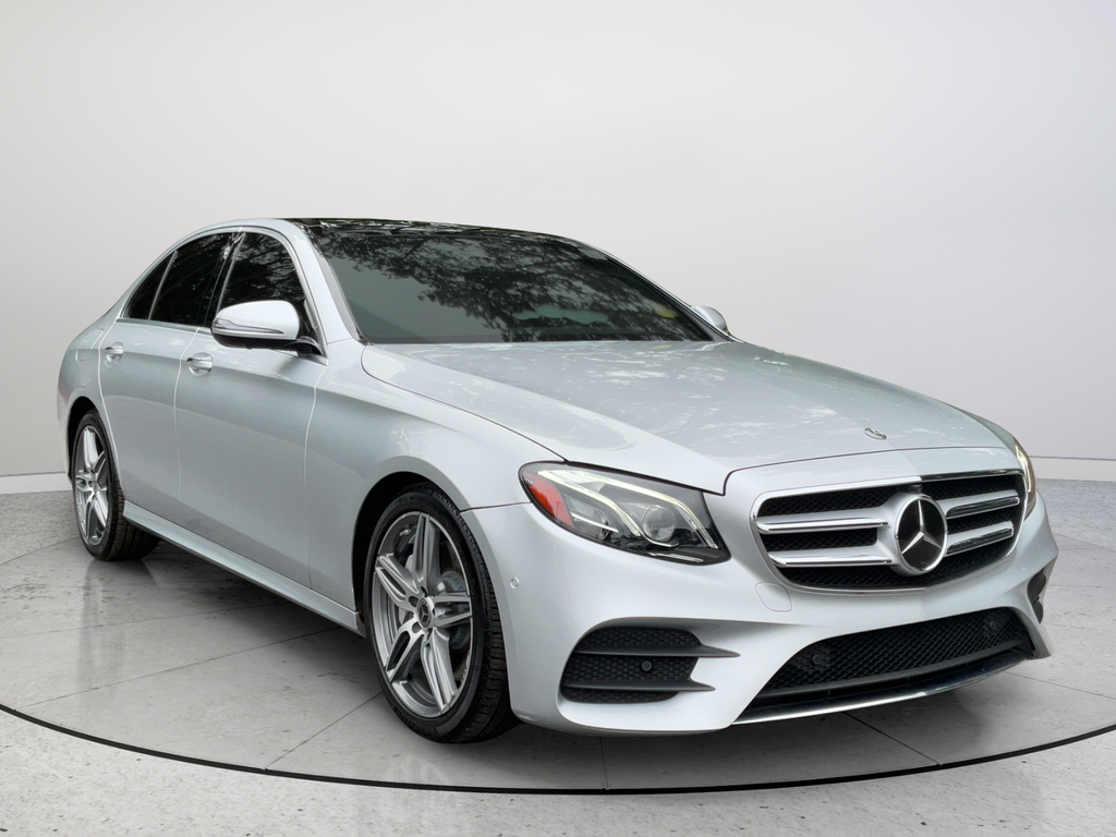 Silver 2020 Mercedes-Benz E-Class Sedan Rear-Wheel Drive 9-Speed Automatic