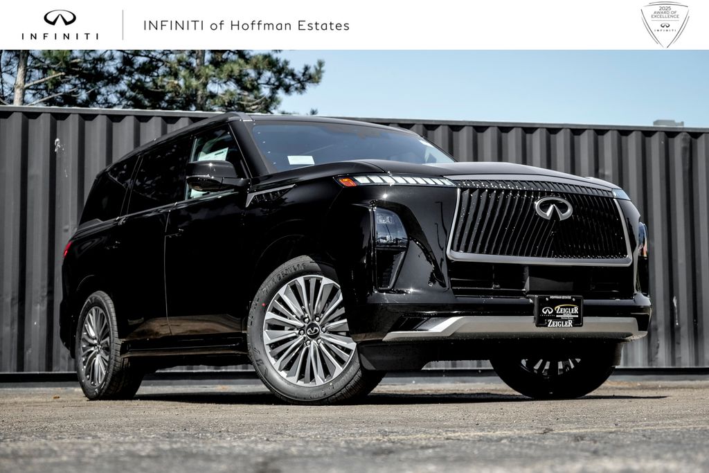 Black Obsidian 2026 INFINITI QX80 Luxe 4WD SUV / Crossover All-Wheel Drive 9-Speed Automatic