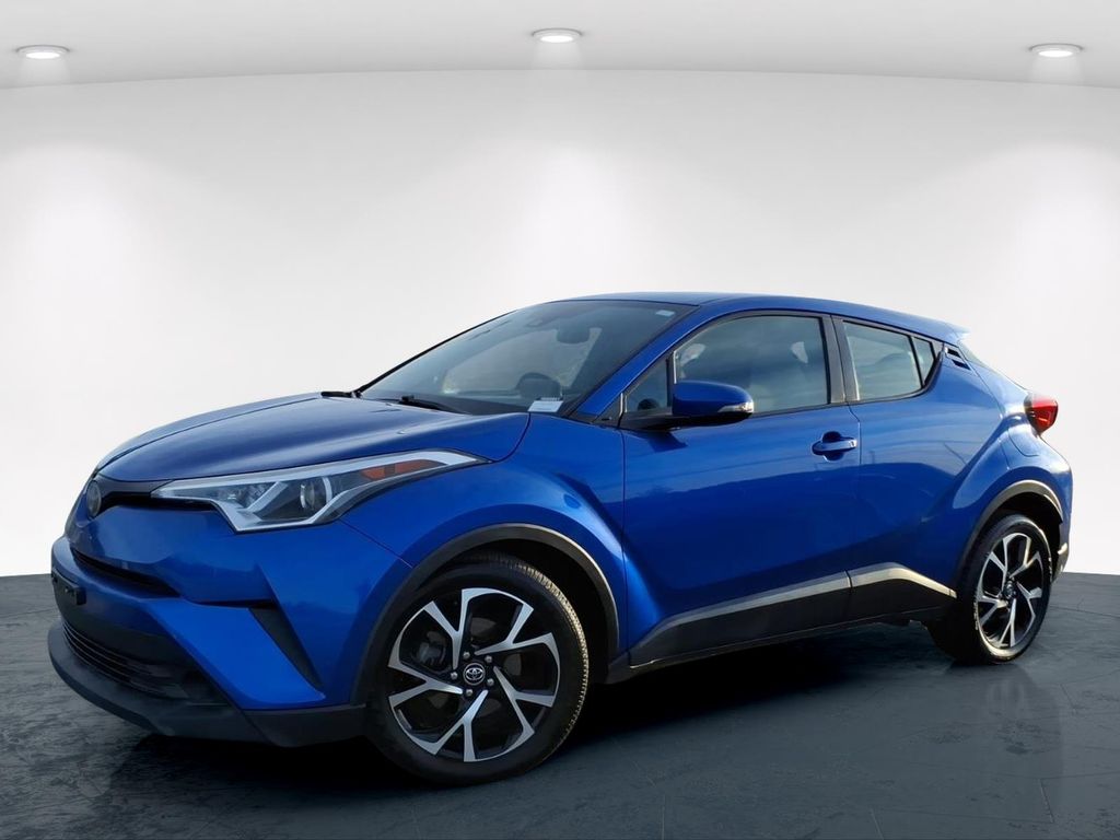 Blue 2019 Toyota C-HR XLE SUV / Crossover Front-Wheel Drive Continuously Variable Transmission