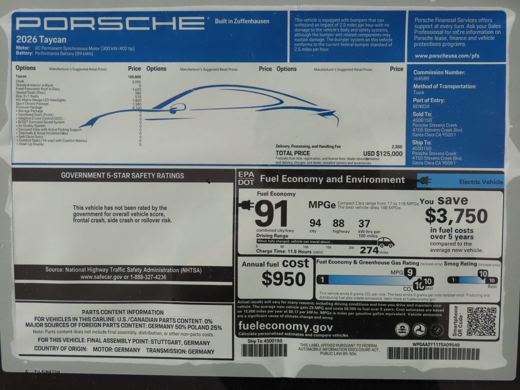 Thumbnail: 2026 Porsche Taycan - 15