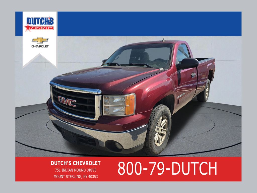 Sonoma Red Metallic 2008 GMC Sierra 1500 SLE1 Ext. Cab SB 4WD Pickup Truck Four-Wheel Drive 4-Speed Automatic Overdrive