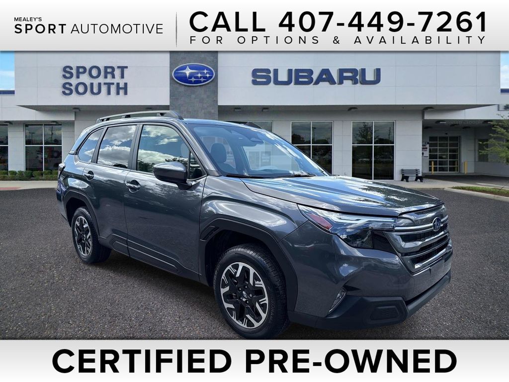 Magnetite Gray Metallic 2025 Subaru Forester SUV / Crossover All-Wheel Drive Continuously Variable Transmission