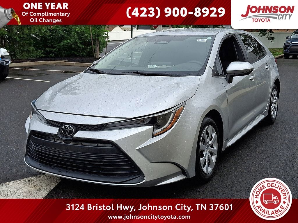 Classic Silver Metallic 2024 Toyota Corolla Sedan Front-Wheel Drive Continuously Variable Transmission