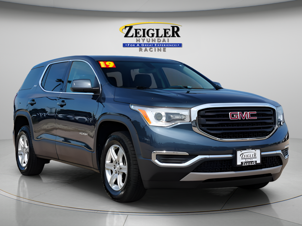 Gray (Dark Sky Metallic) 2019 GMC Acadia SUV / Crossover Front-Wheel Drive 6-Speed Automatic