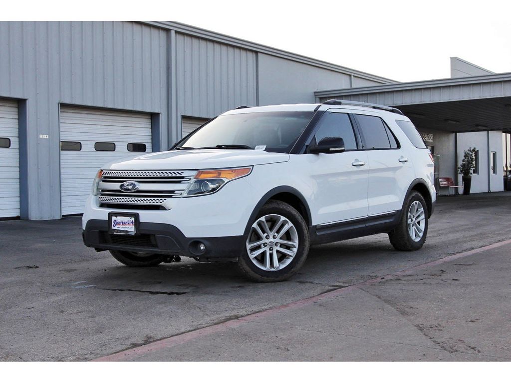 2013 Ford Explorer XLT White at DeMontrond Gulf Freeway
