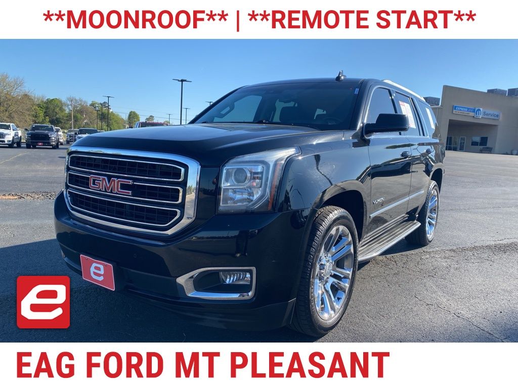 Onyx Black 2020 GMC Yukon SLT RWD SUV / Crossover 4X2 6-Speed Automatic Overdrive