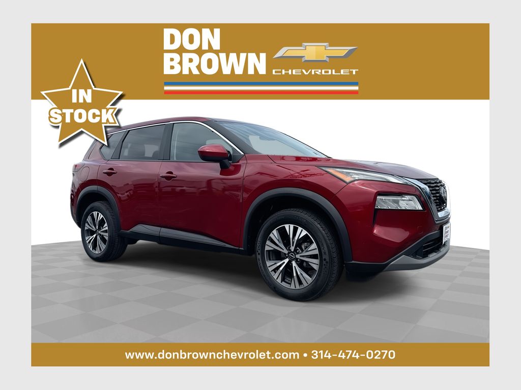 Red (Scarlet Ember Tintcoat) 2023 Nissan Rogue SV AWD SUV / Crossover All-Wheel Drive Continuously Variable Transmission