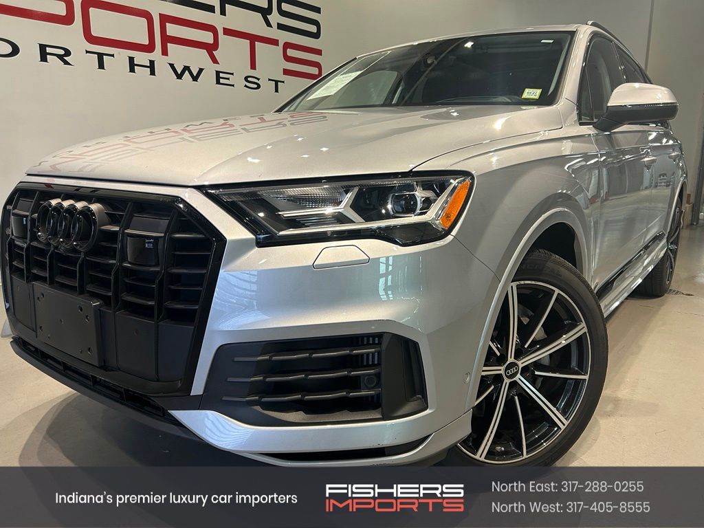 Silver 2022 Audi Q7 quattro Prestige 55 TFSI SUV / Crossover All-Wheel Drive 8-Speed Automatic