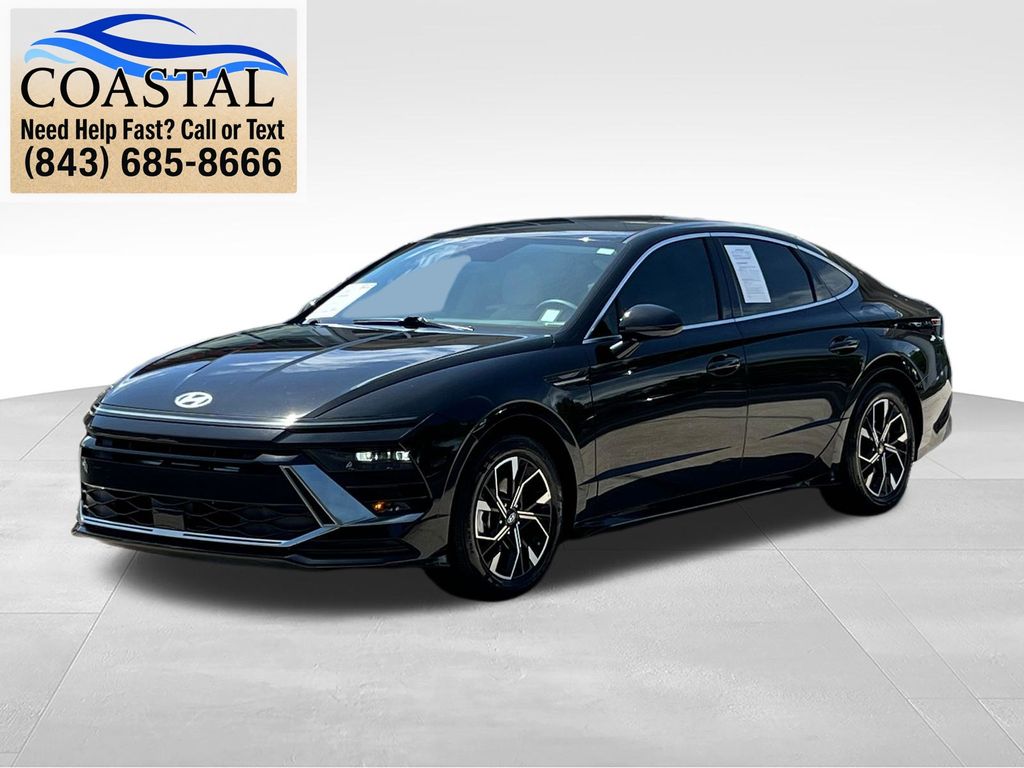 2025 Hyundai Sonata SEL Black at Matthews Motors of Wilmington