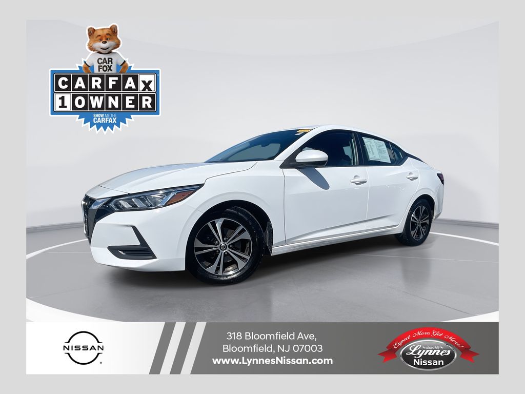 White (Fresh Powder) 2023 Nissan Sentra Sedan Front-Wheel Drive Continuously Variable Transmission