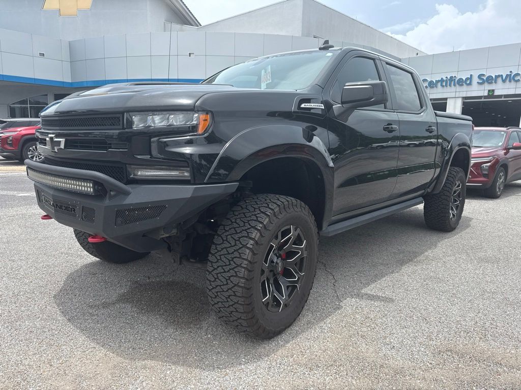 Black 2021 Chevrolet Silverado 1500 Pickup Truck Four-Wheel Drive Automatic
