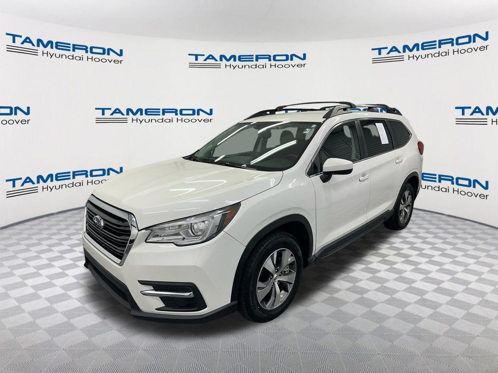 Crystal White Pearl 2021 Subaru Ascent Premium 8-Passenger AWD SUV / Crossover All-Wheel Drive Continuously Variable Transmission