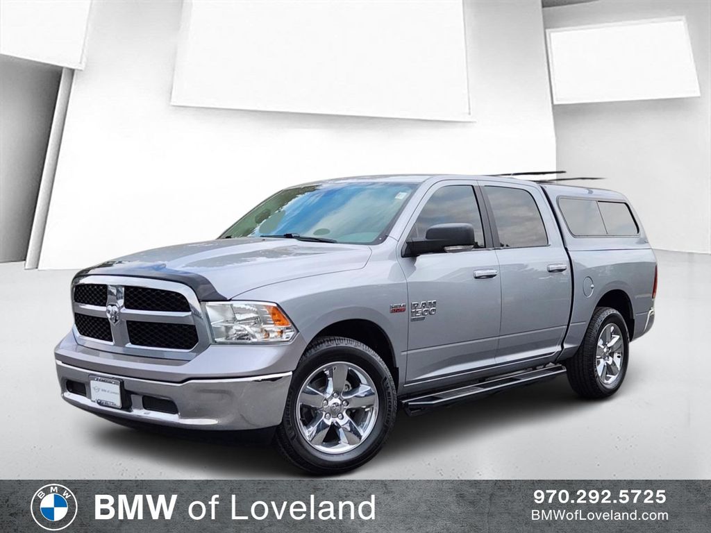 Billet Silver Metallic Clearcoat 2019 RAM 1500 Pickup Truck Four-Wheel Drive 8-Speed Automatic