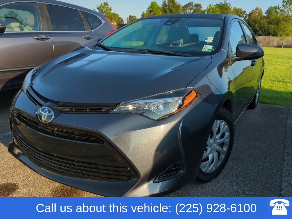 Slate Metallic 2019 Toyota Corolla Sedan Front-Wheel Drive Continuously Variable Transmission