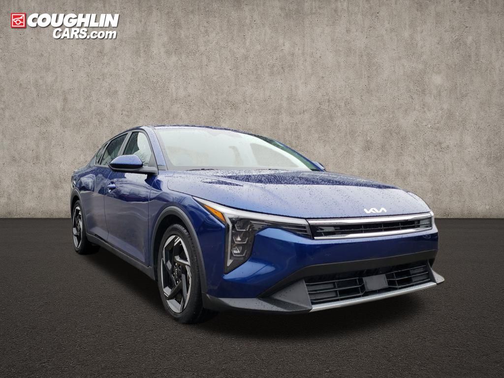 Deep Sea Blue 2025 Kia K4 EX FWD Sedan Front-Wheel Drive Continuously Variable Transmission