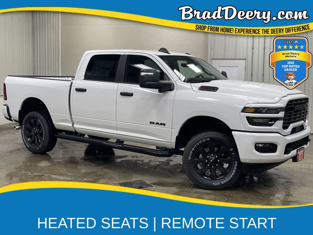 Bright White Clearcoat 2026 RAM 2500 Pickup Truck Four-Wheel Drive 8-Speed Automatic