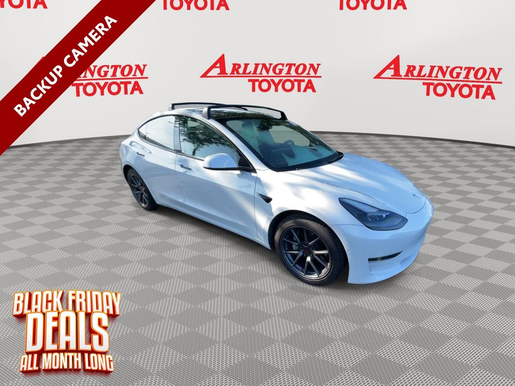 Used 2021 Tesla Model 3 Base with VIN 5YJ3E1EA6MF093832 for sale in Jacksonville, FL