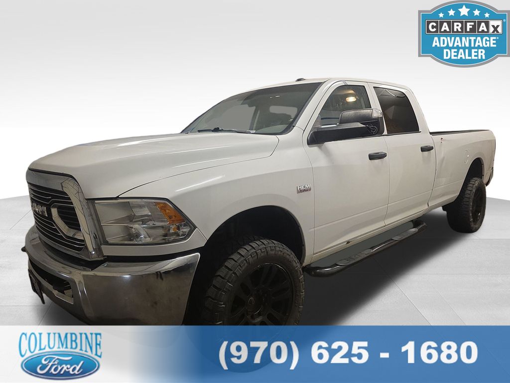 Bright White Clearcoat 2018 RAM 2500 Tradesman Crew Cab LB 4WD Pickup Truck Four-Wheel Drive 6-Speed Automatic