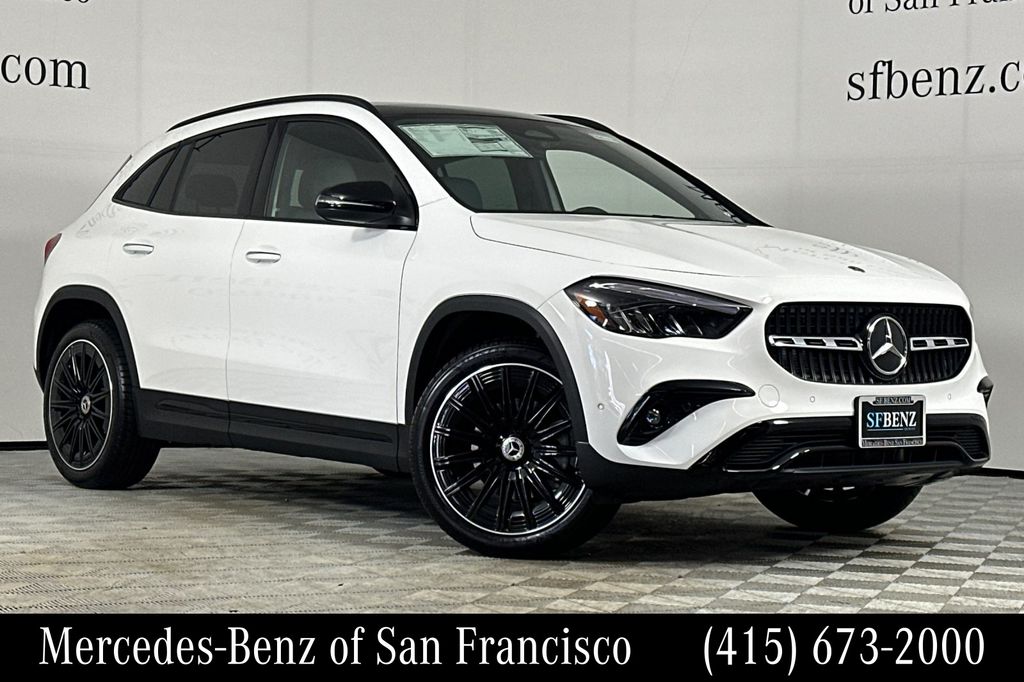 Polar White 2026 Mercedes-Benz GLA SUV / Crossover All-Wheel Drive 8-Speed Dual Clutch