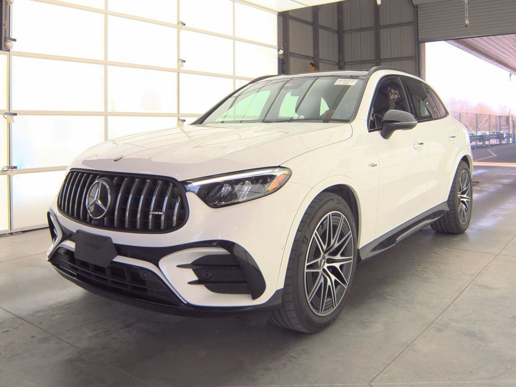 White 2025 Mercedes-Benz GLC AMG GLC 43 4MATIC SUV / Crossover All-Wheel Drive 9-Speed Automatic