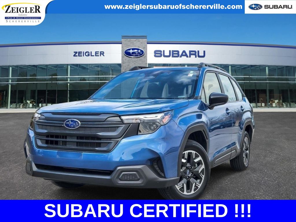 Horizon Blue Pearl 2025 Subaru Forester Crossover AWD SUV / Crossover All-Wheel Drive Continuously Variable Transmission