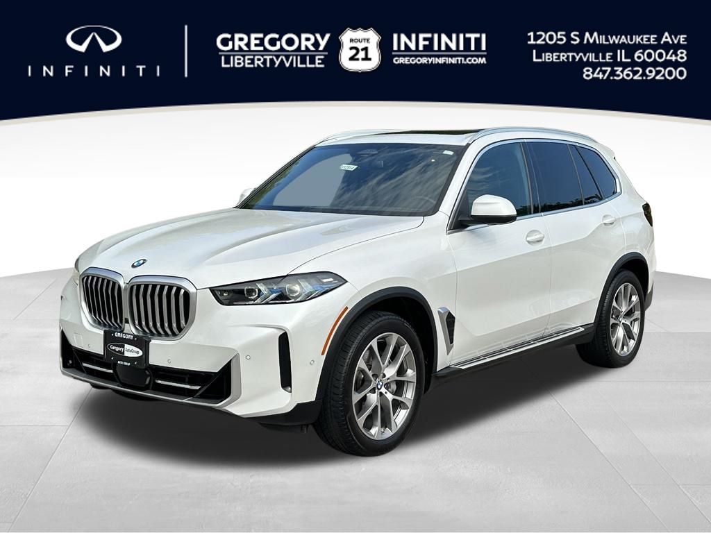 Mineral White Metallic 2025 BMW X5 SUV / Crossover All-Wheel Drive 8-Speed Automatic