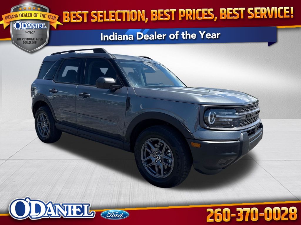 Gray Metallic 2025 Ford Bronco Sport SUV / Crossover All-Wheel Drive 8-Speed Automatic