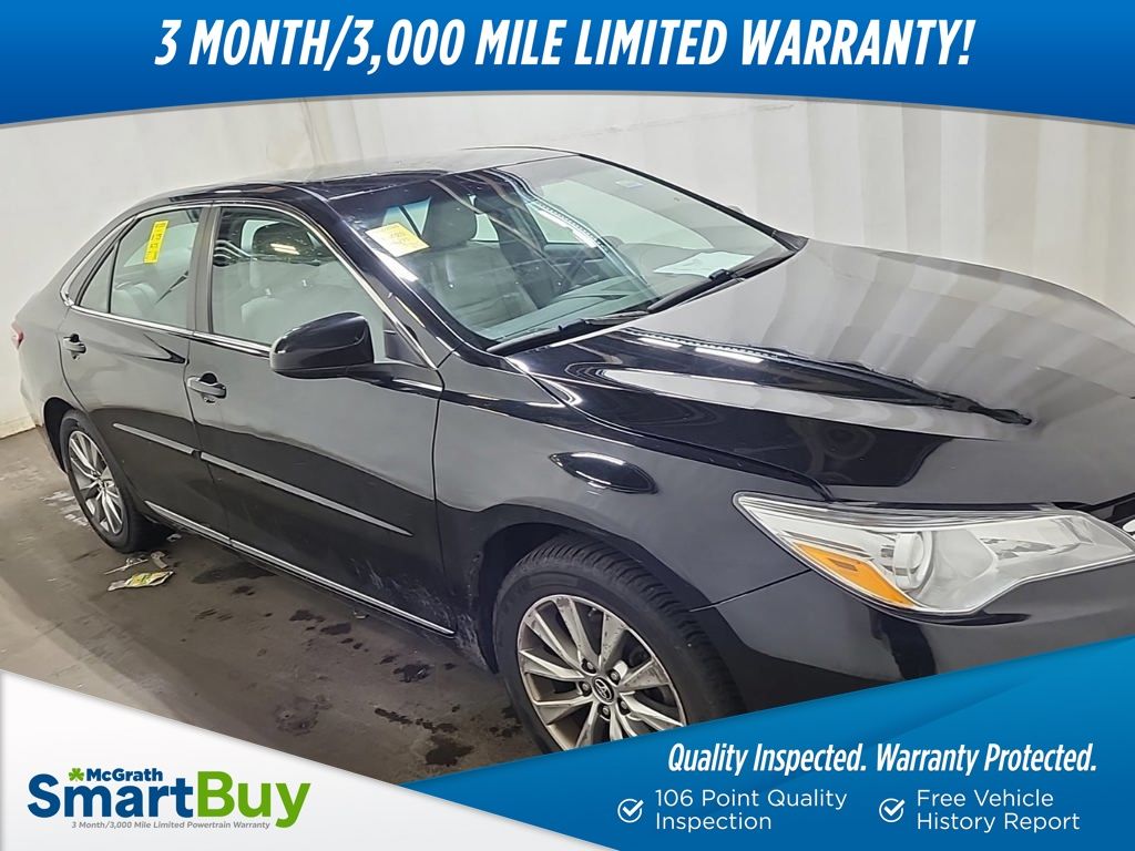 Midnight Black Metallic 2017 Toyota Camry XLE Sedan Front-Wheel Drive 6-Speed Automatic