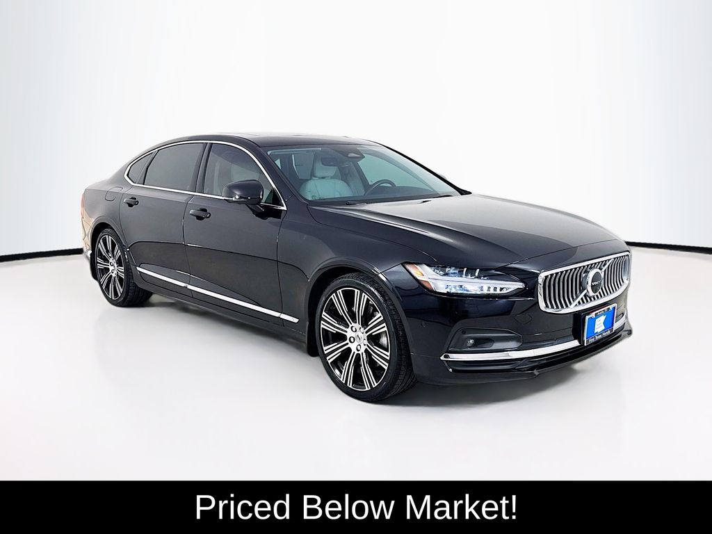 Onyx Black Metallic 2023 Volvo S90 Sedan All-Wheel Drive Automatic