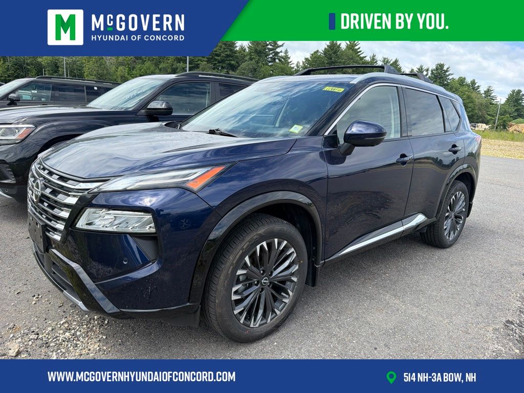 Deep Ocean Blue Pearl 2025 Nissan Rogue SUV / Crossover All-Wheel Drive Continuously Variable Transmission