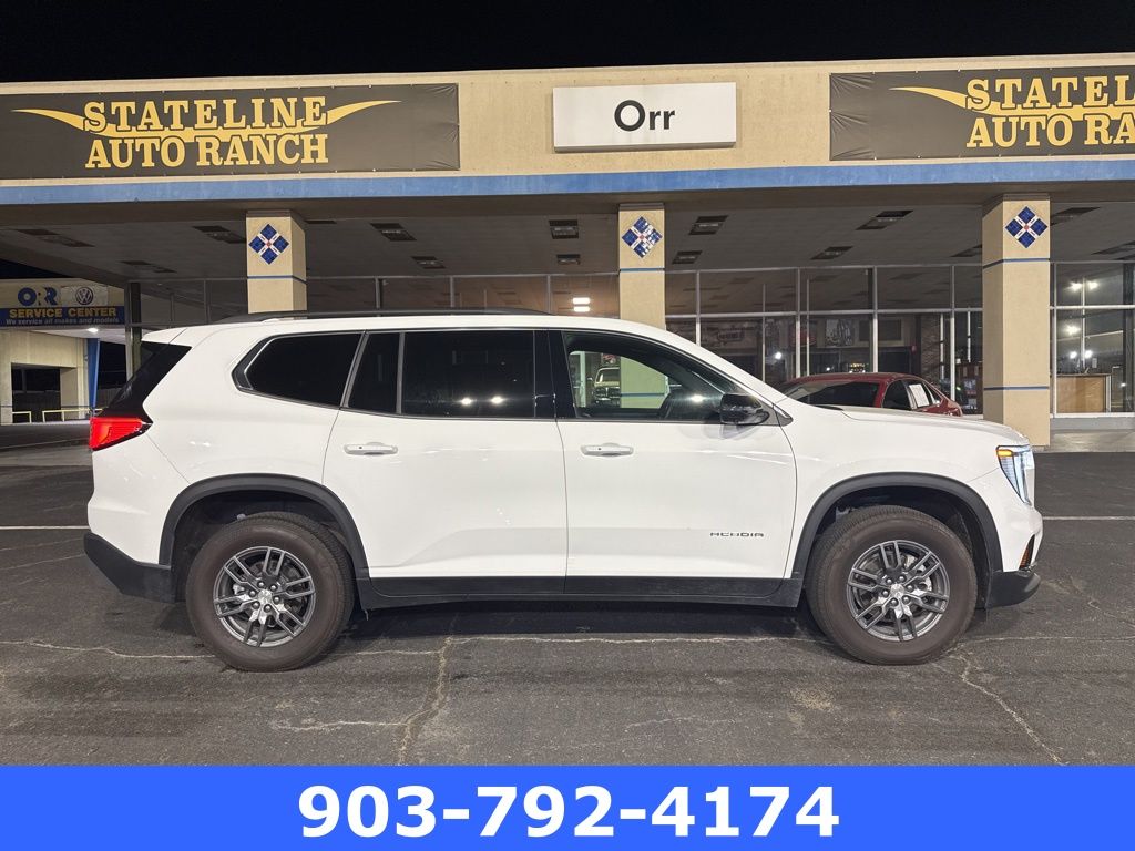 Summit White 2025 GMC Acadia Elevation FWD SUV / Crossover Front-Wheel Drive 8-Speed Automatic