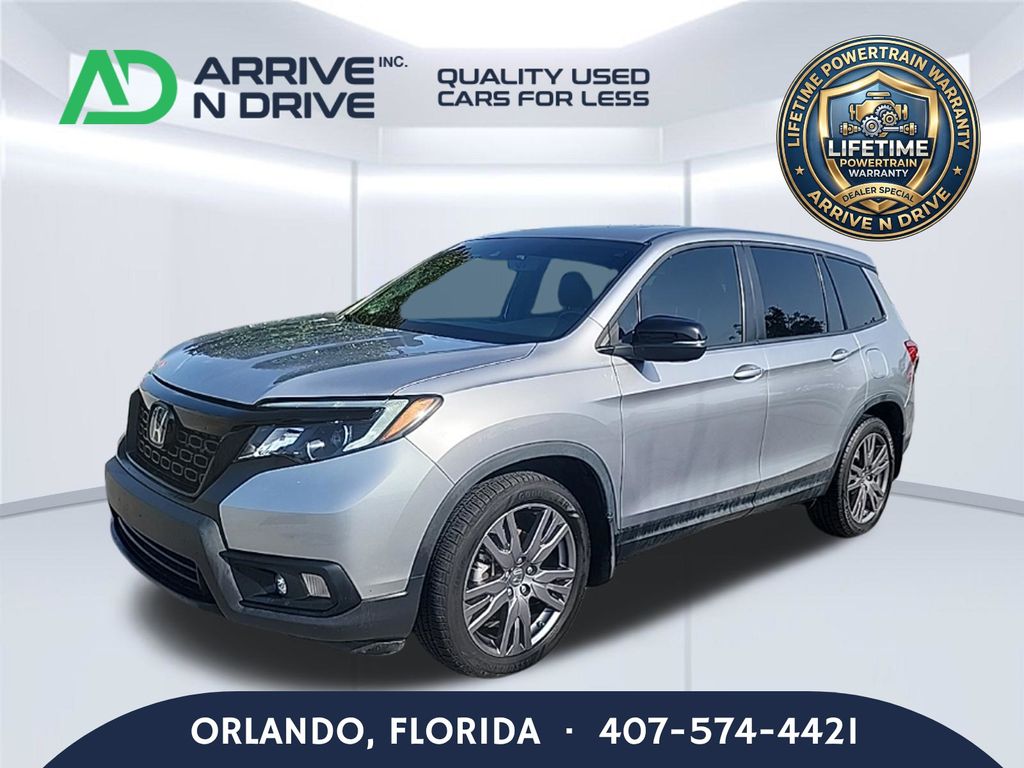 Silver 2020 Honda Passport SUV / Crossover Front-Wheel Drive 9-Speed Automatic