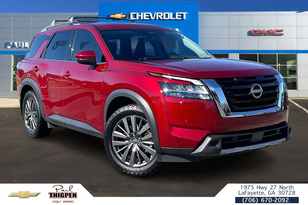 Red (Scarlet Ember Tintcoat) 2023 Nissan Pathfinder SL 4WD SUV / Crossover All-Wheel Drive 9-Speed Automatic