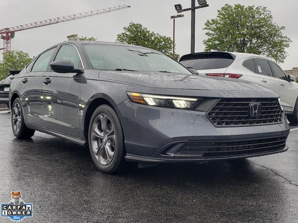 Meteorite Gray Metallic 2024 Honda Accord EX FWD Sedan Front-Wheel Drive Continuously Variable Transmission