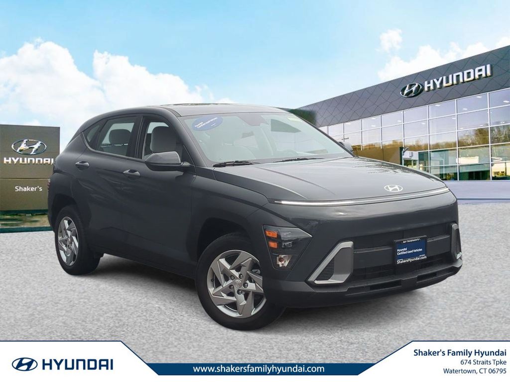 Ecotronic Gray Pearl 2024 Hyundai Kona SUV / Crossover All-Wheel Drive Continuously Variable Transmission