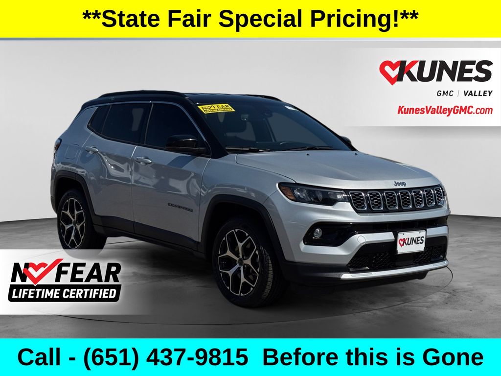 Silver Zynith Metallic Clearcoat 2025 Jeep Compass SUV / Crossover Four-Wheel Drive 8-Speed Automatic