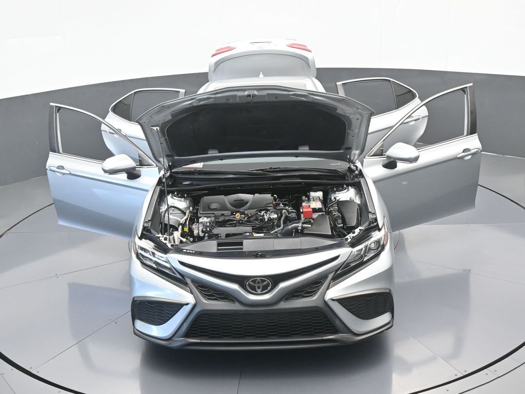 Used 2021 Celestial Silver Metallic Toyota SE image 68