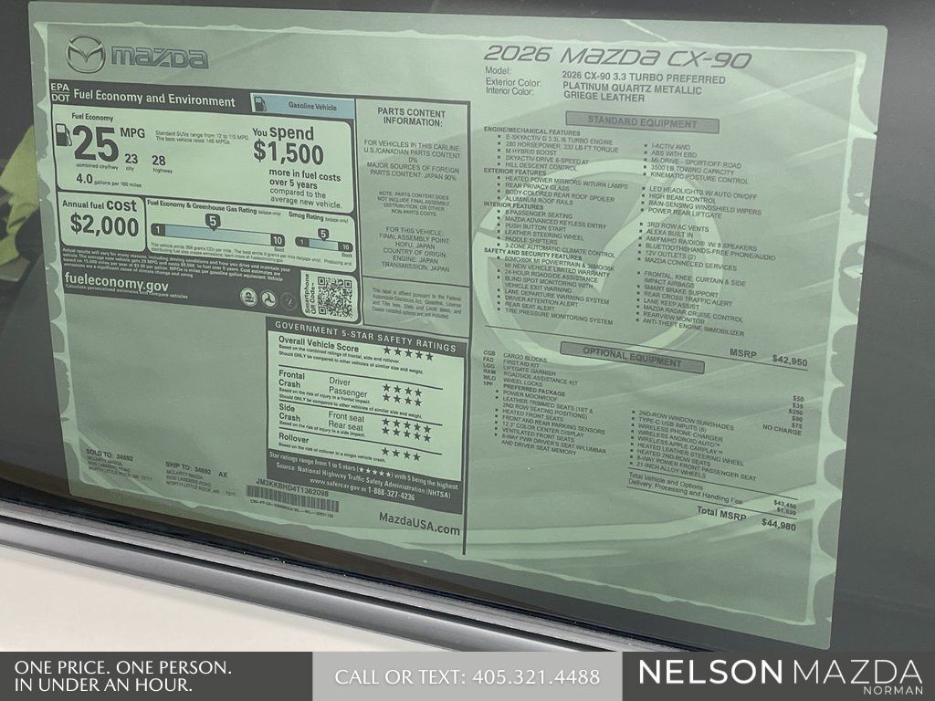 New 2026 Silver Mazda 3.3 Turbo Preferred image 18