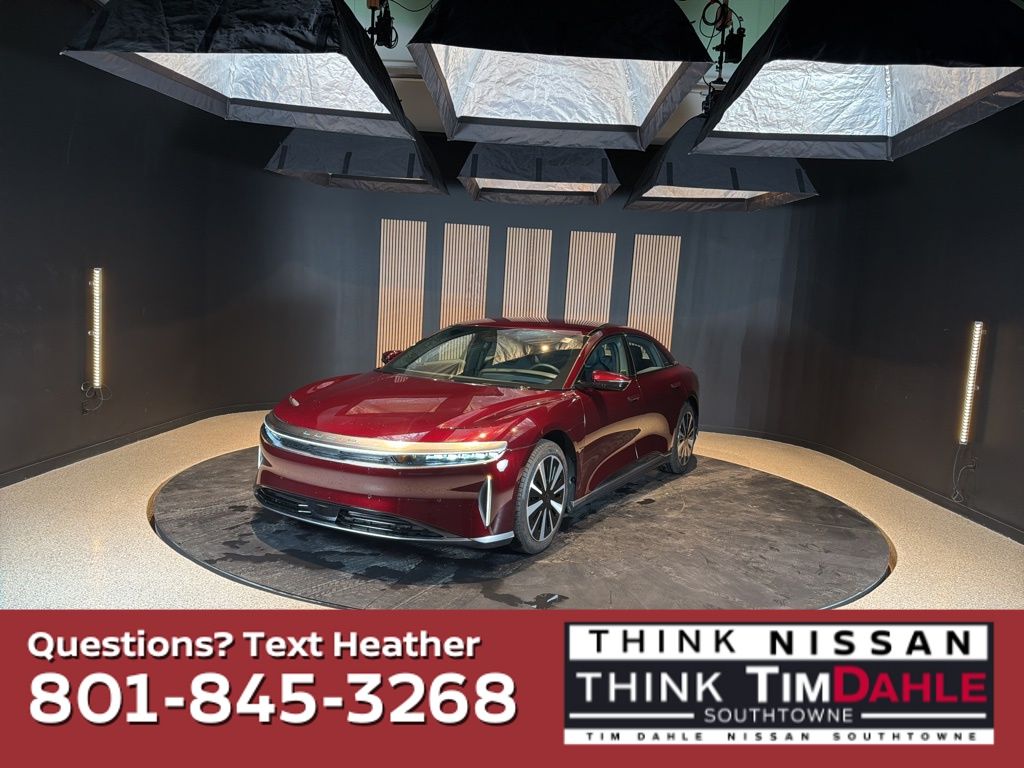 Red (Maroon) 2024 Lucid Air Touring AWD Sedan All-Wheel Drive 1-Speed Automatic