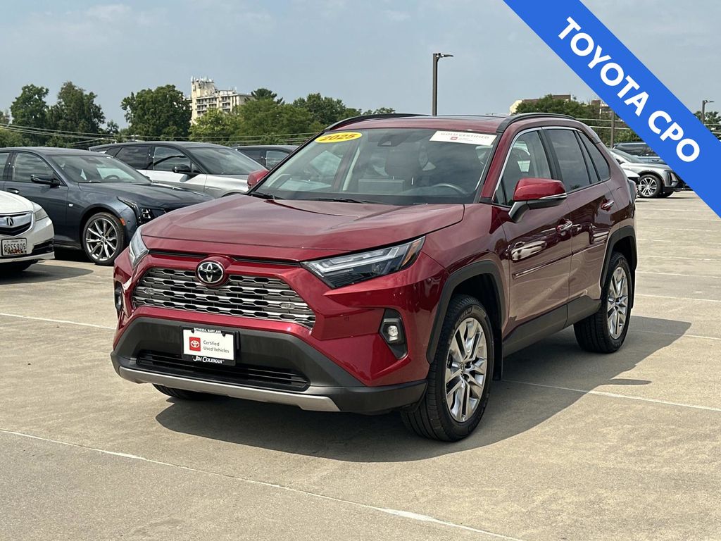Red (Ruby Flare Pearl) 2025 Toyota RAV4 SUV / Crossover All-Wheel Drive 8-Speed Automatic
